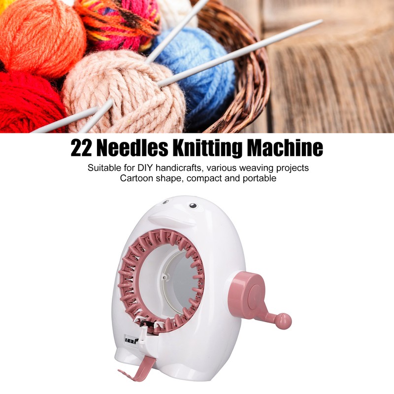 22 Needles Loom with Row Counter Wool Knitting Machine Hand