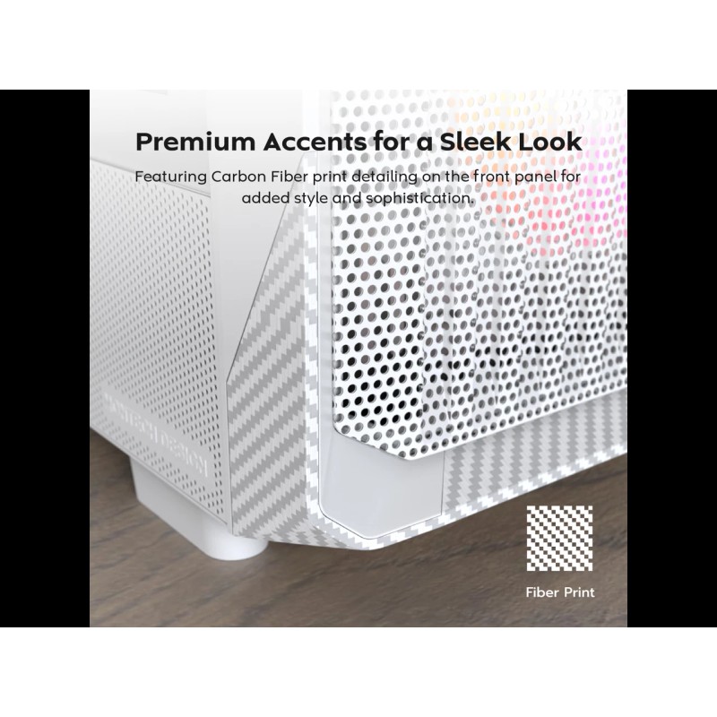 MONTECH X5- ATX Mid-Tower Gaming PC Case, High Airflow, 3x