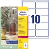 Avery Zweckform L7783-25 Crystal Clear Labels 96 x 50.8 mm