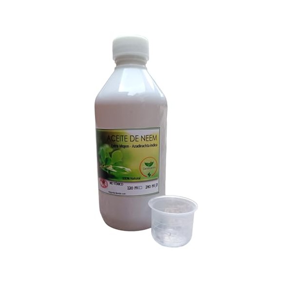 Aceite de NEEM 100% puro extra virgen, Más producto. Sin