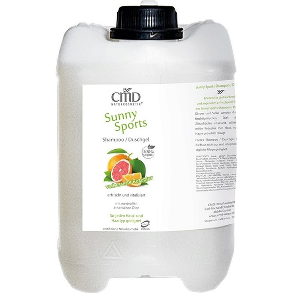 CMD Naturkosmetik Sunny Sports Shampoo & Shower Gel - Bulk Container, 2,50 l