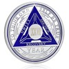 CHURYUML CHURYUML 26 Year Sobriety Coin| Triplate Sobriety Chip| AA
