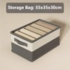 AURMOO Storage Box, 58 L Boxes Storage, Storage Basket, Foldable,