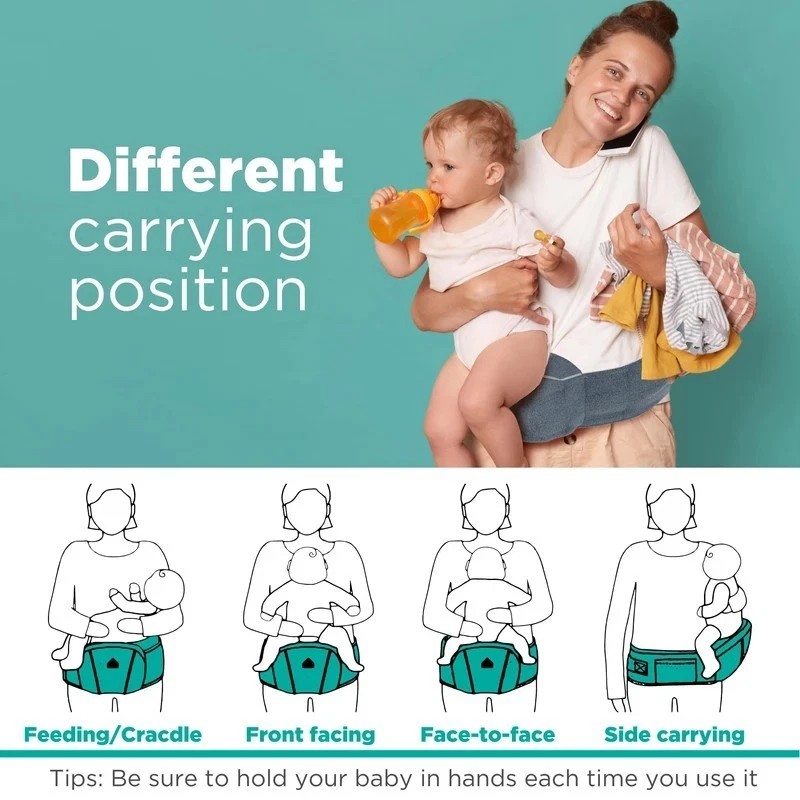 Apolla **NEW** Apolla PREMIUM Ergonomic Baby Carrier with Hip Seat