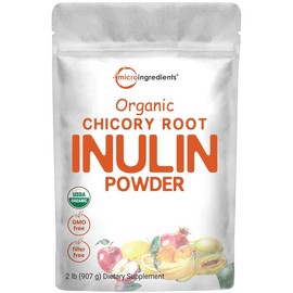 Micro Ingredients Organic Chicory Inulin Powder, 2lb