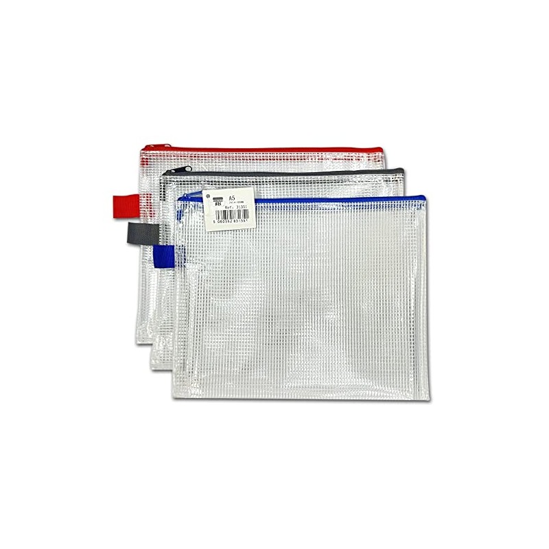 12 x A5 Tuff Bag School Waterproof Storage Strong Pencil