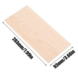 Chazcool Guitar Head Veneers, 3Pcs Guitar Veneer, Maple Headstock Veneer, Head Plate Headplate Diy Replacement Part for Luthiers, Maple Wood Guitar Veneer