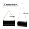 Patent Leather Envelope Clutch for Women Stylish Evening Handbag with