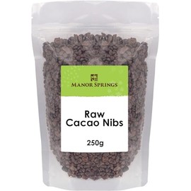 Raw Cacao Nibs 250g by Manor Springs Organic
