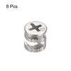 sourcing map Pack of 8 Cam Locking Nut for Furniture