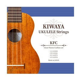 KIWAYA KFC Fluorocarbon String Set (All Sizes Compatible, Ukulele Strings Clear)