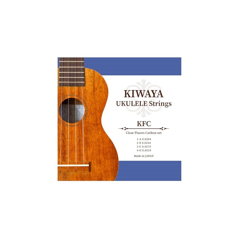 KIWAYA KFC Fluorocarbon String Set (All Sizes Compatible, Ukulele Strings