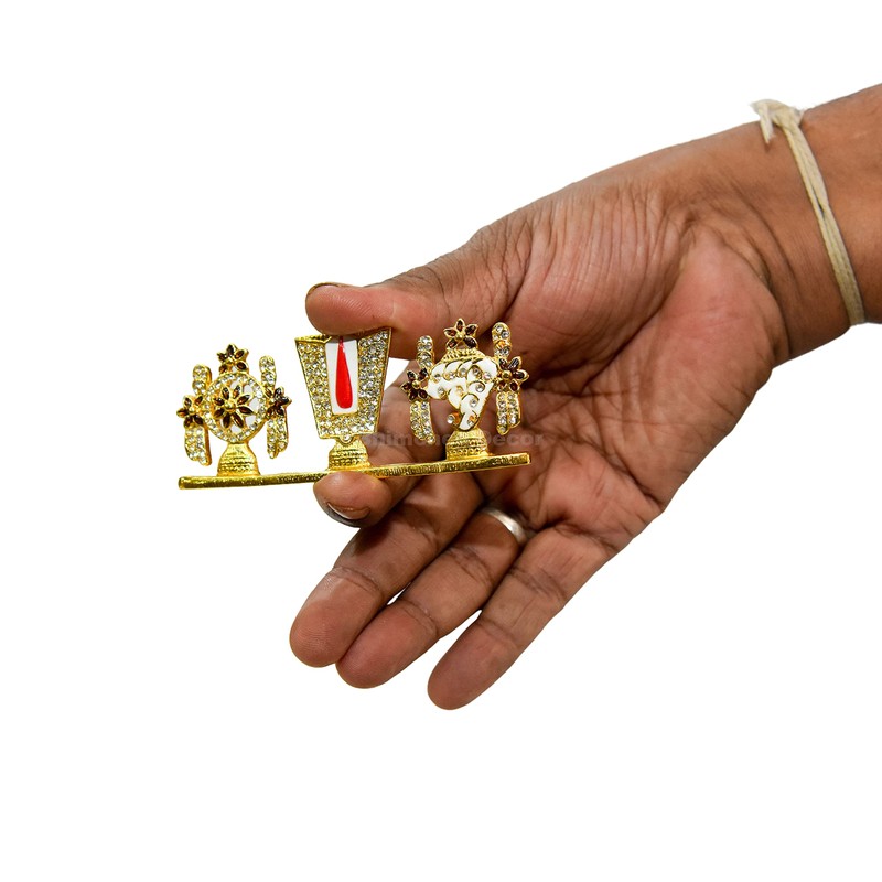 Bhimonee Decor by Modern Gift Centre shanku Chakra Namah Stone