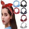 Knotting elastic headband with elastic headband (Red, One size)