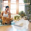 Open Top Cat Litter Box with Scoop, Anti-Splashing High Side
