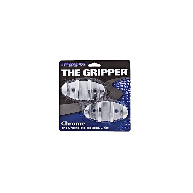 Panther 558200 3" Chrome Gripper Rope Cleats