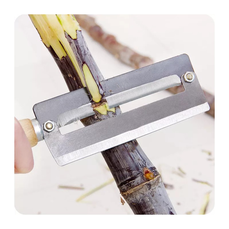 Unbranded/Generic Sugarcane Peeler Knife - Double Function, Sharp, Fast, and