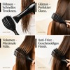 WinStory Smoothing Finger Flex Hair Brush - Salon Quality, Quick