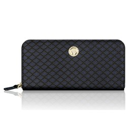 [FANTASY NAVI] TV Special Anime "The Quintessential Quintuplets" Saiei Design Fuso Kyoto Nishijin Textile Long Wallet, Black