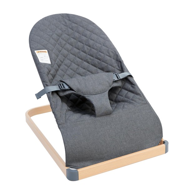 ANGELOGJGT Baby Bouncer - Portable Bouncer Seat for Babies, Ergonomic
