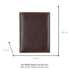 camel active Mens Wood Travel Accessory Wallet Brown, brown, M