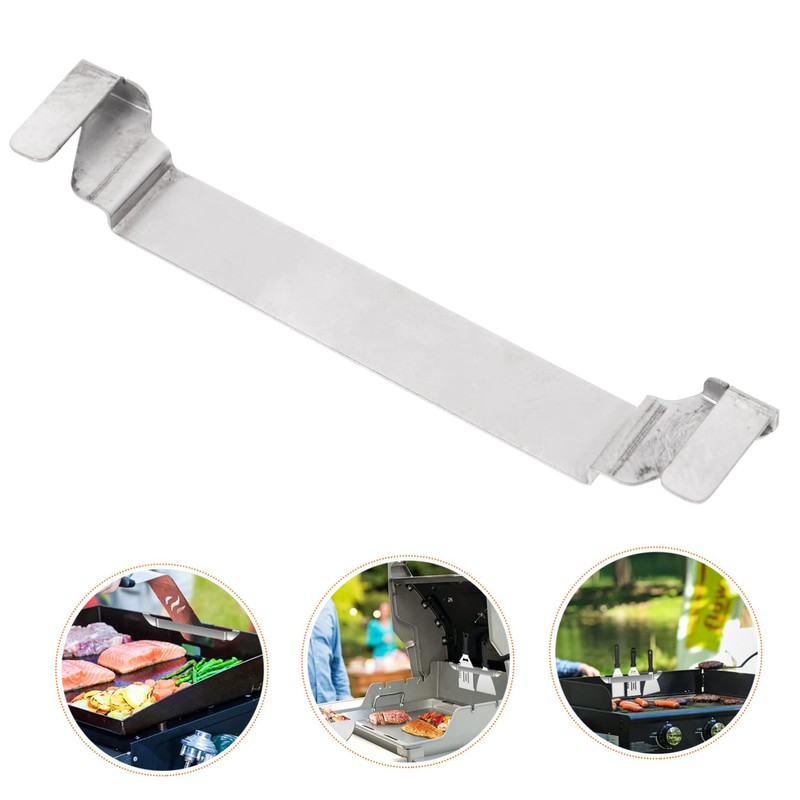 Totority Stainless Steel Barbecue Tool Holder Durable Spatula Rack for
