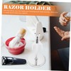 Ipetboom Razor Holder and Shaving Brush Stand Sleek Design Compatible