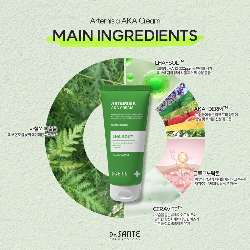 Sante Artemisia Aca Cream 150ml Refreshing toner for troubled skin