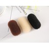 Women's hair tie, fluffy hair pad hair clip，2PCS (Style1, One