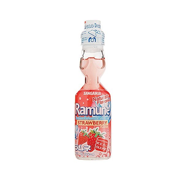 Ramune Strawberry Natural 18 Pack