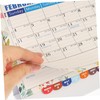 CAXUSD Decorative Standing Calendar Monthly Desk Calendar for Office Home