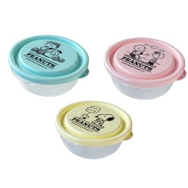 T-world Snoopy R-200 Food Containers, 3-Piece Set