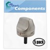 5 Pack Replacement Control Knob Assembly WB03K10265 Stainless Steel for