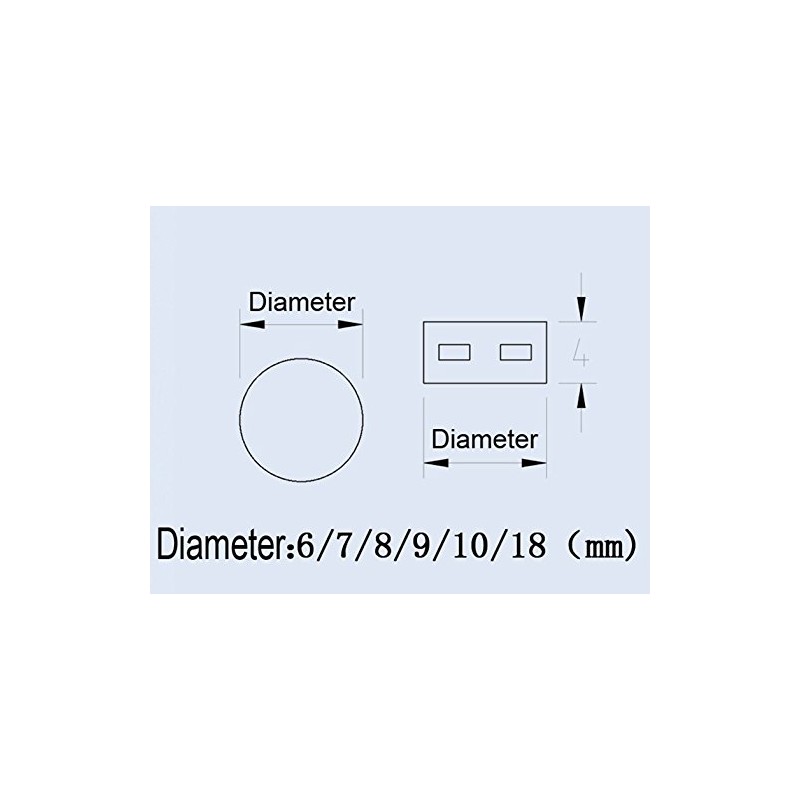 Leadseal 8mm x 5mm Meter lead seal (500g/1.1lb, approx:300pcs) with