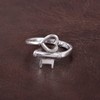 Heart Key Love Promise Ring New Sterling Silver Key To