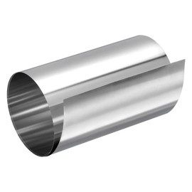 TA-VIGOR 1Pcs 304 Stainless Steel Foil Roll, 1000mm x 100mm x 0.08mm Metal Strip Sheet Fine Plate Sheet Foil for Crafts, Electronic Equipment
