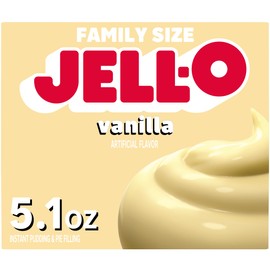 Jell-O Vanilla Instant Pudding & Pie Filling Mix (24 Ct Pack, 5.1 Oz Boxes)
