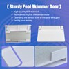 Ytpoools New SPX1082K White Swimming Pool Skimmer Weir Door, 7-3/4"