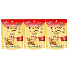 Prince of Peace Ginger Chews with Blood Orange 4 oz ( Pack of 3 )~1/01/2026