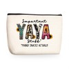 Yaya Gifts Grandma Gifts Western Sunflower Makeup Bag Best Grandma