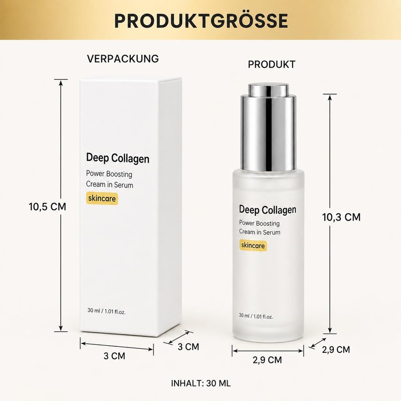 Deep Collagen Serum, Collagen Peptide Serum, Deep Collagen Power Boosting