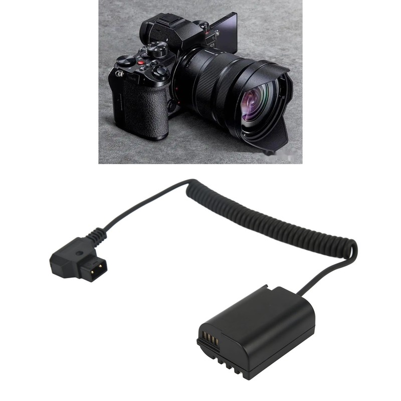 D Tap to DMW DCC17 Dummy Battery Coiled Cable DMW