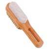 Duo Cepillo Para Pies Mango De Bambú Piedra Pómez Exfoliante