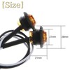 MaRowsm Bike Eye-catching Handle Grip Bar End Turn Signal Waterproof