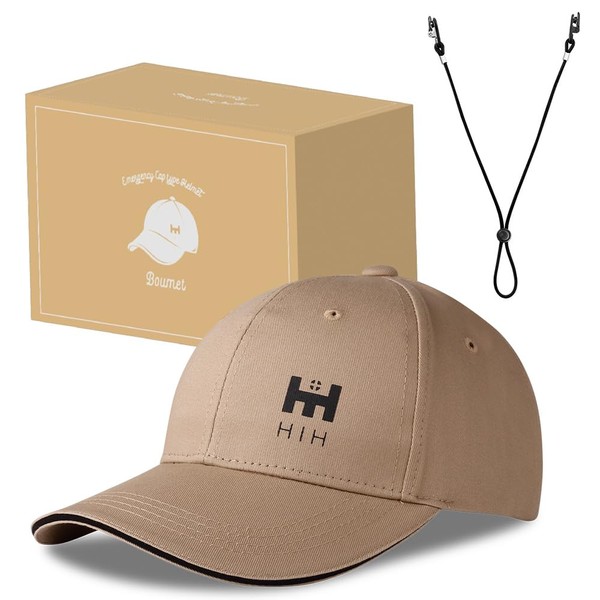 HIH Designer Helmet, Disaster Preparedness Goods, Bowmet, Beige, CM001 Cotton,