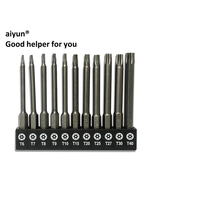aiyun 11-Piece Shark Vacuum Screwdriver Security Bit Set, S2 Steel