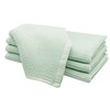 ZOLLNER Set of 4 Waffle Pique Tea Towels Organic Cotton