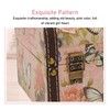 Treasure Chest Box Pink Butterfly Pattern Exquisite Retro Wooden PU