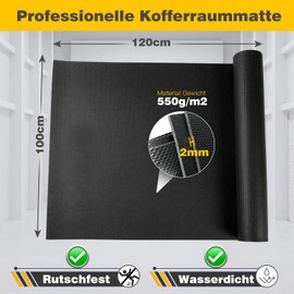 GINKGO Universal Non-Slip Dirt Mat 120 x 100 cm Can be Cut to Size and Waterproof