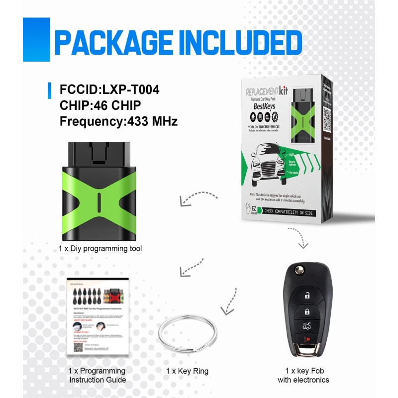 AUTOKEYMAX Car Key Programmer for 2016-2019 Cruze XL8 System Smart